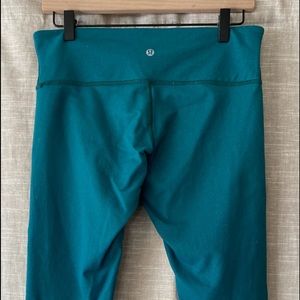 Lululemon Wunder Under Medium Rise Teal